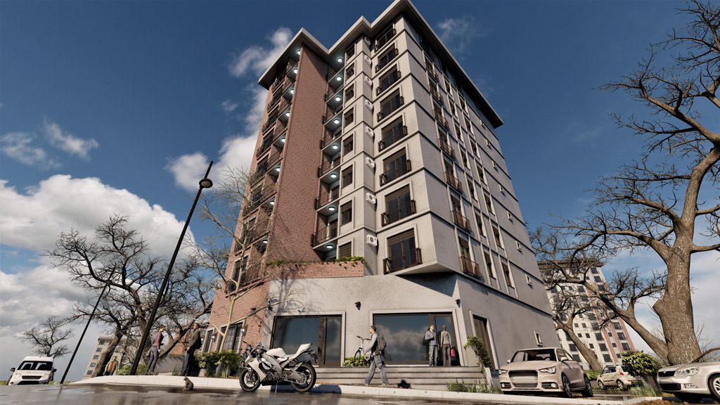 Ata Plus Kartal cephe tasarımı